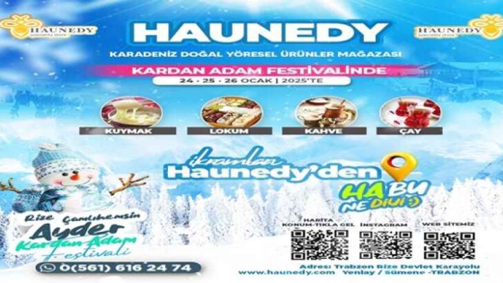 AYDER KARDAN ADAM FESTİVALİNDE İKRAMLAR HAUNEDY’DEN