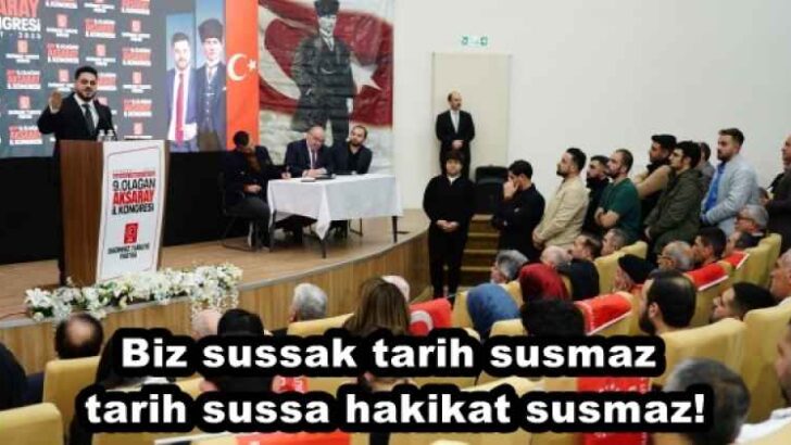 Biz sussak tarih susmaz, tarih sussa hakikat susmaz!