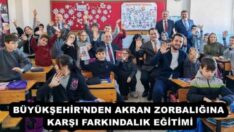 BÜYÜKŞEHİR’NDEN AKRAN ZORBALIĞINA KARŞI FARKINDALIK EĞİTİMİ