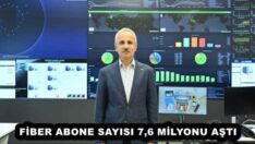 FİBER ABONE SAYISI 7,6 MİLYONU AŞTI