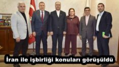 İran ile işbirliği konuları görüşüldü