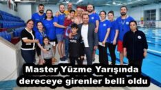 Master Yüzme Yarışında dereceye girenler belli oldu