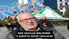RİZE ARICILAR BİRLİĞİNDE 15 ŞUBATTA SEÇİM YAPILACAK