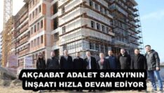 AKÇAABAT ADALET SARAYI’NIN İNŞAATI HIZLA DEVAM EDİYOR