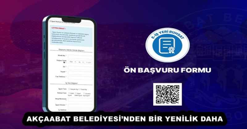 AKÇAABAT BELEDİYESİ’NDEN BİR YENİLİK DAHA