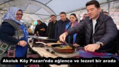 Akoluk Köy Pazarı’nda eğlence ve lezzet bir arada