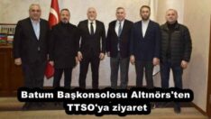 Batum Başkonsolosu Altınörs’ten TTSO’ya ziyaret