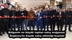 Bölgenin en büyük toptan satış mağazası Özgüneş’te büyük satış etkinliği başladı