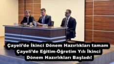 Çayeli’de İkinci Dönem Hazırlıkları tamam  Çayeli’de Eğitim-Öğretim Yılı İkinci Dönem Hazırlıkları Başladı!