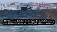 CHP Akçaabat Belediye Meclis üyesi Dr. Mustafa Çankaya Sera Gölü’ndeki işleme sert tepki! “Yok edilmeye çalışıyor”