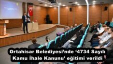 Ortahisar Belediyesi’nde ‘4734 Sayılı Kamu İhale Kanunu’ eğitimi verildi 