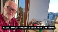 RİZELİ MUCİT YAKITSIZ ELEKTRİK ÜRETİYOR