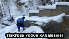 TİSKİ’DEN YOĞUN KAR MESAİSİ