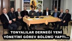 TONYALILAR DERNEĞİ YENİ YÖNETİMİ GÖREV BÖLÜMÜ YAPTI…