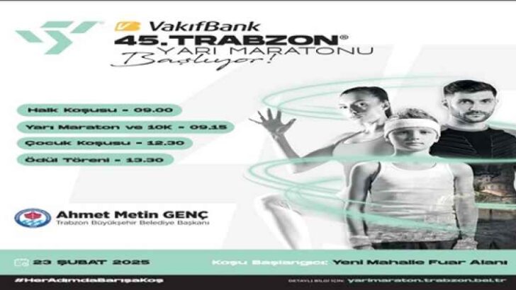 TRABZON YARI MARATONU’NA REKOR BAŞVURU