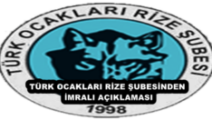 TÜRK OCAKLARI RİZE ŞUBESİNDEN İMRALI AÇIKLAMASI