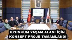 UZUNKUM YAŞAM ALANI İÇİN KONSEPT PROJE TAMAMLANDI