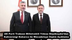 AK Parti Trabzon Milletvekili Yılmaz Büyükaydın’dan Kahverengi Kokarca ile Mücadeleye İlişkin Açıklama