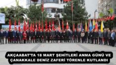 AKÇAABAT’TA 18 MART ŞEHİTLERİ ANMA GÜNÜ VE ÇANAKKALE DENİZ ZAFERİ TÖRENLE KUTLANDI