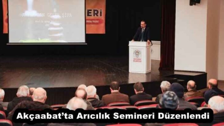 Akçaabat’ta Arıcılık Semineri Düzenlendi
