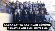 AKÇAABAT’TA KADINLAR GÜNÜNE SANATLA ANLAMLI KUTLAMA