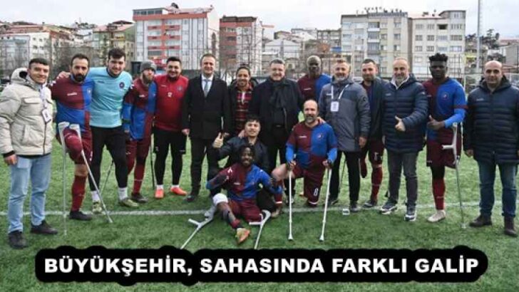 BÜYÜKŞEHİR, SAHASINDA FARKLI GALİP