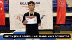 BÜYÜKŞEHİR SPORCULARI MADALYAYA DOYMUYOR