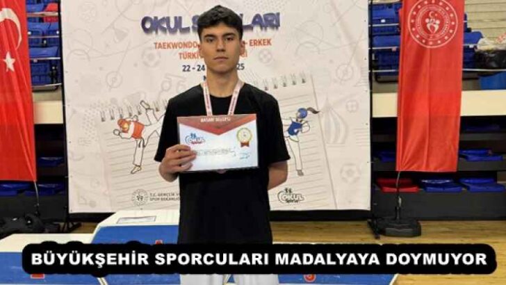 BÜYÜKŞEHİR SPORCULARI MADALYAYA DOYMUYOR