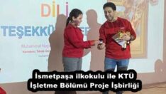 İsmetpaşa ilkokulu ile KTÜ İşletme Bölümü Proje İşbirliği
