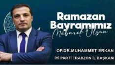MUHAMMET ERKAN RAMAZAN BAYRAMI MESAJI