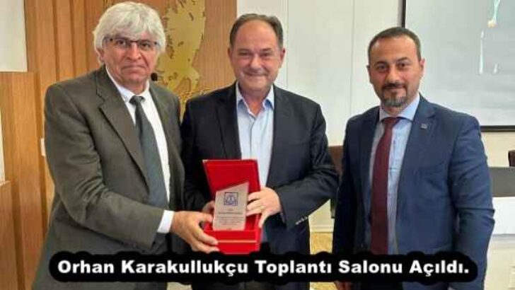 Orhan Karakullukçu Toplantı Salonu Açıldı. 