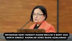 ORTAHİSAR KENT KONSEYİ KADIN MECLİSİ 8 MART 2025 DÜNYA EMEKÇİ  KADINLAR GÜNÜ BASIN AÇIKLAMASI
