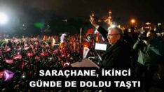 SARAÇHANE, İKİNCİ GÜNDE DE DOLDU TAŞTI