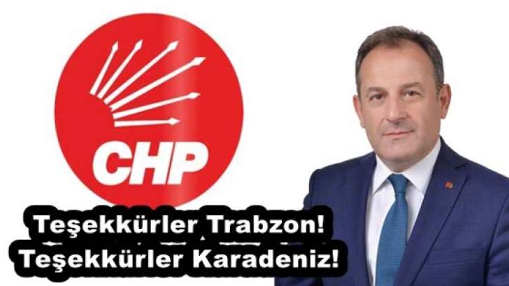 Teşekkürler Trabzon! Teşekkürler Karadeniz!