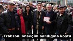 Trabzon, önseçim sandığına koştu