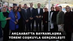 AKÇAABAT’TA BAYRAMLAŞMA TÖRENİ COŞKUYLA GERÇEKLEŞTİ