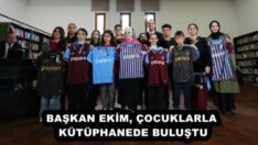 BAŞKAN EKİM, ÇOCUKLARLA KÜTÜPHANEDE BULUŞTU