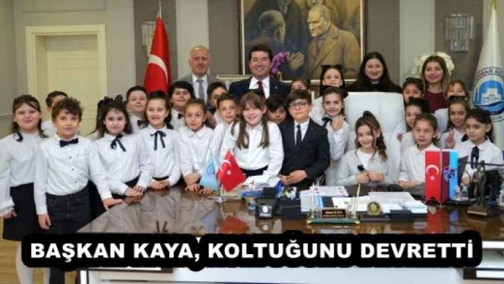 BAŞKAN KAYA, KOLTUĞUNU DEVRETTİ