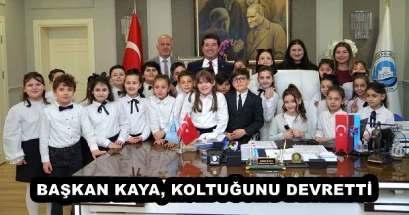 BAŞKAN KAYA, KOLTUĞUNU DEVRETTİ
