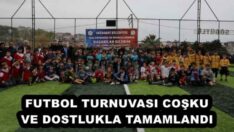FUTBOL TURNUVASI COŞKU VE DOSTLUKLA TAMAMLANDI