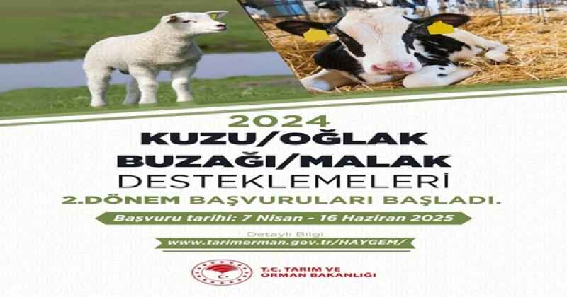 HAYVAN DESTEKLEME İÇİN SON MÜRACAAT TARİHİ 16 HAZİRAN 2025