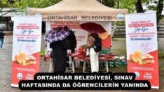 ORTAHİSAR BELEDİYESİ, SINAV HAFTASINDA DA ÖĞRENCİLERİN YANINDA