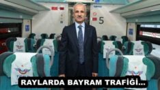 RAYLARDA BAYRAM TRAFİĞİ…