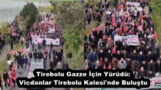 Tirebolu Gazze İçin Yürüdü: Vicdanlar Tirebolu Kalesi’nde Buluştu