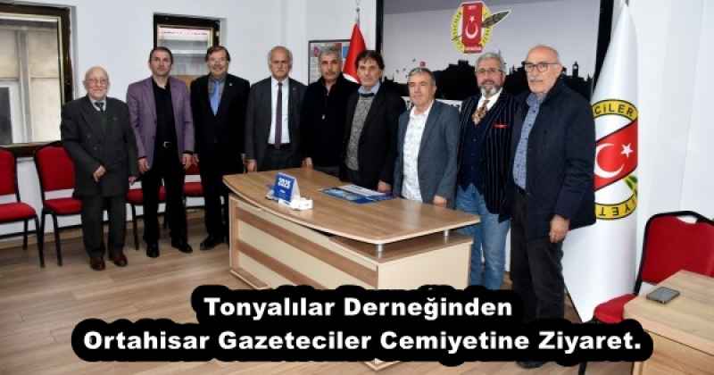 Tonyalılar Derneğinden Ortahisar Gazeteciler Cemiyetine Ziyaret.