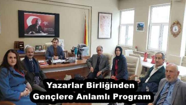 Yazarlar Birliğinden, Gençlere Anlamlı Program