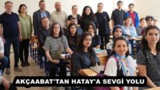 AKÇAABAT’TAN HATAY’A SEVGİ YOLU