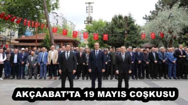 AKÇAABAT’TA 19 MAYIS COŞKUSU