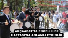 AKÇAABAT’TA ENGELLİLER HAFTASI’NA ANLAMLI ETKİNLİK