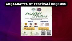 AKÇAABAT’TA OT FESTİVALİ COŞKUSU